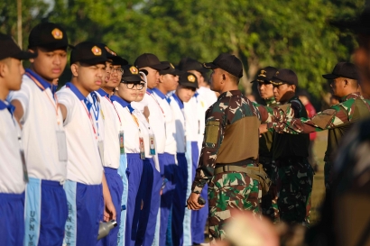 UPN "Veteran" Yogyakarta Tanamkan Jiwa Bela Negara pada Mahasiswa Baru melalui PKKBN Tahun 2023