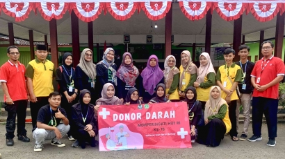 Aksi Kolaborasi KKN-52 UIN SAIZU dan STAIS Majenang Gelar Donor Darah di Desa Limbangan Kabupaten Cilacap