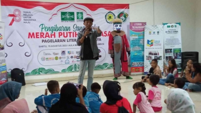Lesbumi NU dan IPNU Plumbon Cirebon Rayakan Agustusan dengan Lomba untuk Melatih Mental si Kecil
