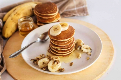 Resep Banana Oatmeal Pancake, Sarapan Sehat dan Bergizi