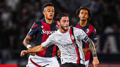 AC Milan Sukses Curi 3 Poin di Kandang Bologna, Peringkat 4 Klasemen Sementara Serie A