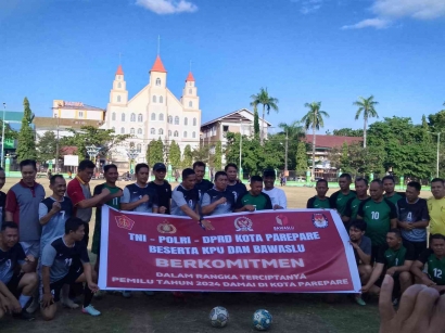 KPU dan Bawaslu Dukung Fun Football Guna Ciptakan Pemilu 2024 Damai