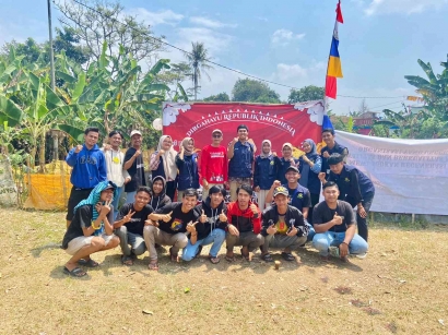 Sebagai Bentuk Cinta Tanah Air, Mahasiswa KKN-T Ikut Memeriahkan HUT RI ke 78 di Desa Tangkil