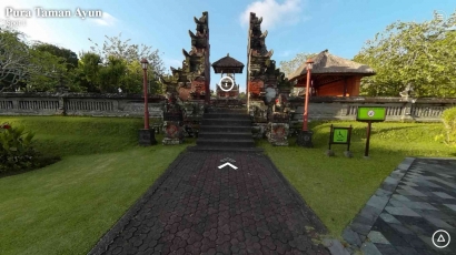 Menjelajahi Pura Taman Ayun Bali Lewat Virtual Tour