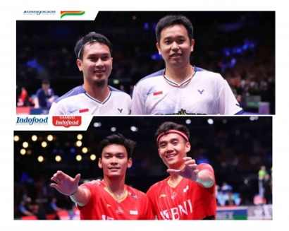 Dua Ganda Putra Indonesia, Berhasil Lolos ke Babak Perempatfinal Badminton World Championship 2023.