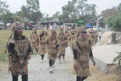 Kompak 4 Dusun Warga Desa Widang bersama SDN Widang 1 Merayakan HUT RI ke-78