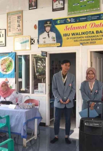Giat Mahasiswa KKN UPI Bandung Menghadiri Kegiatan Setiap Posyandu di Kelurahan Banjar