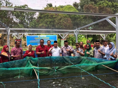 Istimewa, Panen Ikan Nila Sistem Bioflok Lapas Namlea Dihadiri Pj Bupati Buru dan Kadivpas Maluku
