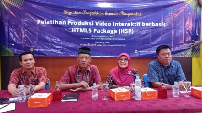 Peningkatan Kompetensi Guru SMA Negeri 3 Semarang dalam Menyiapkan Media Interaktif H5P