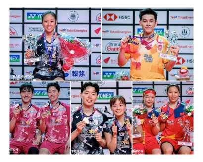 Hasil Lengkap Final Kejuaraan Bulutangkis Dunia BWF 2023, Korea Selatan Keluar Sebagai Juara Umum