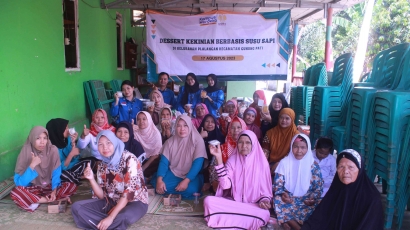 Universitas Negeri Semarang Gelar Pelatihan Dessert Kekinian dari Olahan Susu Sapi di Dusun Terwidi