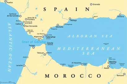 Selat Gibraltar: Misteri Perairan yang Terbelah dalam Al-Quran