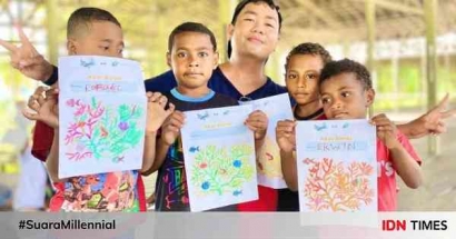 Aksi Nyata Bhrisco Jordy Membangun Papua Barat dengan Literasi
