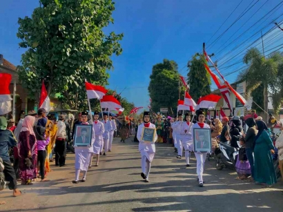 Menyambut HUT RI ke-78 Mahasiswa KKN-K Berpartisispasi dalam Lomba Karnaval di Desa Mayangan