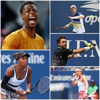 US Open 2023 (3): Monfils,Murray, Wawrinka Lolos, Venus dan Garcia Tergencet