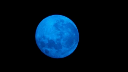 Mengamati "Full Blue Moon" Jarak Terdekat Bulan ke Bumi