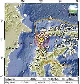 Hari ini Donggala Diguncang Gempa, Tidak Berpotensi Tsunami