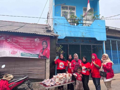 Dian Anisa Trisnowati Caleg DPRD Kota Tangerang Rutin Lakukan Jumat Berkah di 3 Kecamatan sekaligus