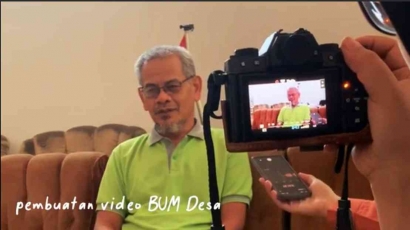 Membantu Memperkenalkan BUMDes kepada Masyarakat Awam, Mahasiswa KKN UPI Membuat Video Profil BUMDes