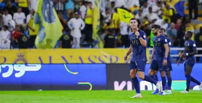 Al Hazm vs Al Nassr: Ronaldo Gemilang, Timnya Menang 5-1