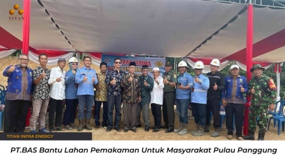PT Bara Anugrah Sejahtera (Titan Group) Hibahkan Lahan Pemakaman untuk Masyarakat Pulau Panggung