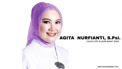 Agita Nurfianti S.Psi Calon DPD Jawa Barat untuk Pemilu 2024