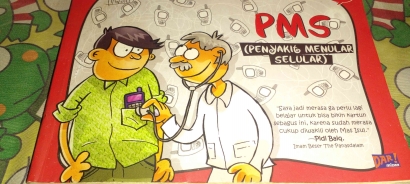 Review Buku Komik PMS (Penyakit Menular Selular)