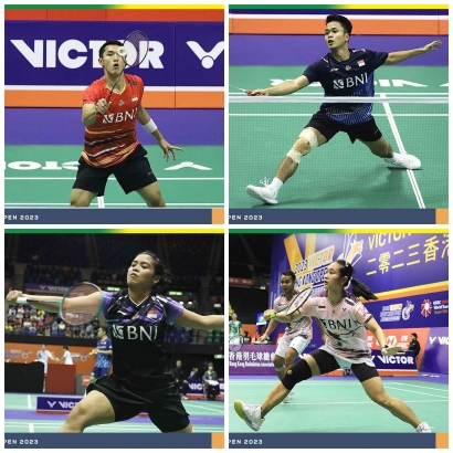 Cetar Membahana! Hasil Lengkap 10 Wakil Indonesia di Babak 32 Besar Hongkong Open 2023 (13/9)