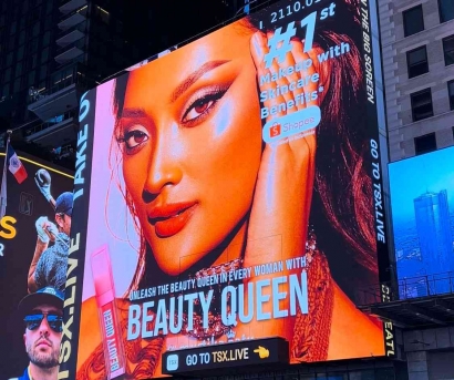 Tampil di Times Square, Mustika Ratu Kenalkan Lip Gloss Revolusioner di New York
