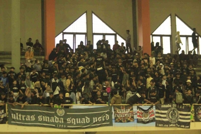 Mustika Futsal Competition 2023, Ratusan Suporter Pelajar Padati Gor Mustika Blora