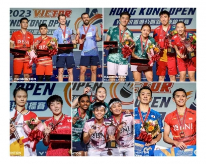 Hasil Lengkap Final Hong Kong Open 2023, Indonesia Keluar Sebagai Juara Umum