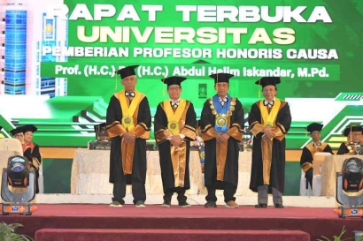 Abdul Halim Iskandar, Profesor Kehormatan Sosiolinguistik