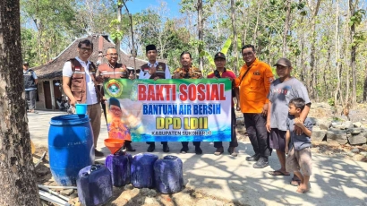 DPD LDII Sukoharjo Beri Bantuan Air Bersih 40.000 Liter Kepada Warga Weru