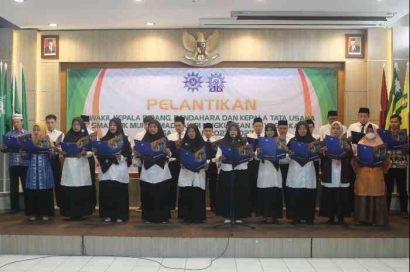Majelis Dikdasmen PNF DIY Resmi Melantik 24 Waka Bidang, Bendahara, dan KTU SMA/SMK Muhammadiyah