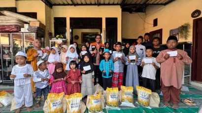 Rumah Zakat Berbagi bersama Anak Yatim di Kabupaten Sumenep