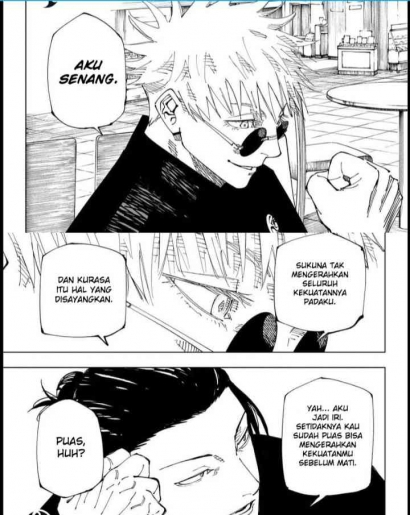 Manga Jujutsu Kaisen Chapter 236: Valid, Gojo Satoru Akui Sukuna yang Terkuat di Jujutsu Kaisen