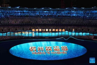Menikmati Upacara Pembukaan Asian Games 2022 Hangzhou