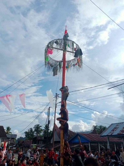 Perayaan HUT RI ke-78 di Nagari Ganggo Hilia Kabupaten Pasaman Berlansung Meriah