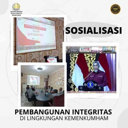 Imigrasi Muara Enim Ikuti Sosialisasi Duta Integritas oleh Inspektorat Jenderal