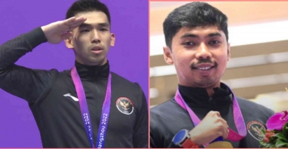 Medali Emas dari Sejahtera dan Harris, Hasil Pertandingan Semua Cabor Atlet Indonesia di Asian Games Hari Selasa (26/9)