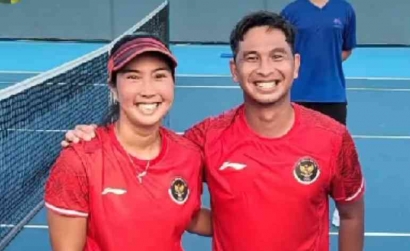 Aldila Sutjiadi Jaga Asa Juara Indonesia di Dua Nomor Tenis Asian Games