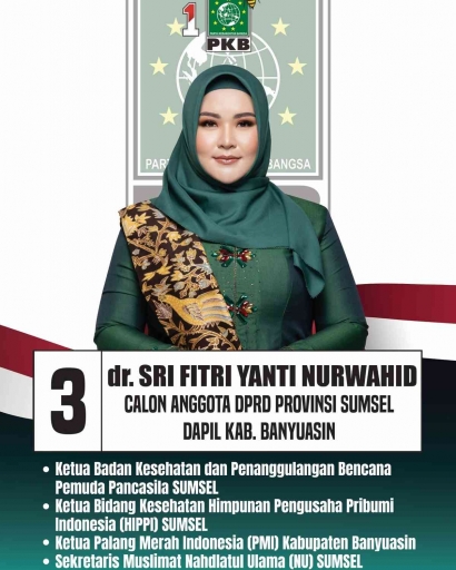 Profil Lengkap dr. Sri Fitri Yanti Nurwahid: Caleg DPRD Provinsi Sumsel Dapil 1 Kabupaten Banyuasin