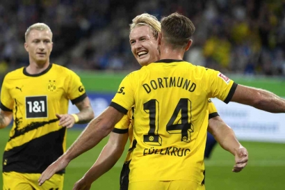 Kandaskan Hoffenheim, Borussia Dortmund ke Puncak Klasemen Bundesliga Jerman