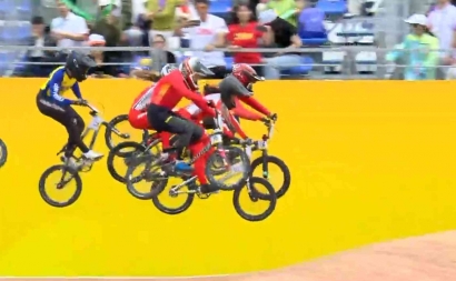 Indonesia Kembali 10 Besar Perolehan Medali Asian Games Berkat Rider BMX