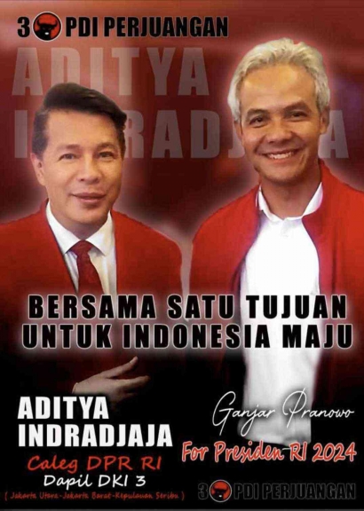 Mengenal Aditya Indradjaja Caleg DPR RI 2024-2029 Dapil DKI Jakarta III Nomer urut 7 dari PDIP