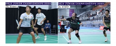 Dua Ganda Campuran Indonesia Berhasil Lolos ke Babak Perempatfinal Badminton World Junior Championship 2023