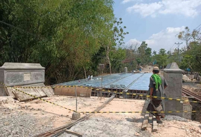 Pembangunan Jembatan Gedongsari Sudah Capai 70 %