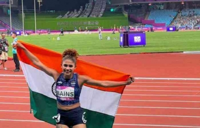 Harmilan Bains mengamankan dua medali perak untuk India di Asian Games 2023