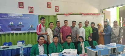 Tim PKM PM UMJ, Berhasil Menyeleggarakan Sosialisasi dan Edukasi Program PKM-nya di MTs Negeri 23 Jakarta