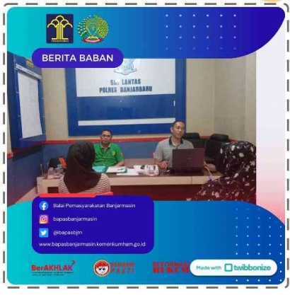 Laksanakan Pendampingan Pengambilan Berita Acara Pemeriksaan ABH, PK  Bapas Sambangi Polres Banjarbaru